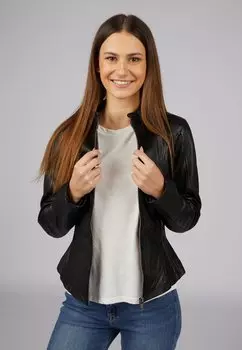 Кожаная куртка 7eleven, черный