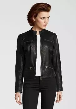 Кожаная куртка 7eleven, черный