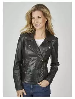 Кожаная куртка 7eleven, черный