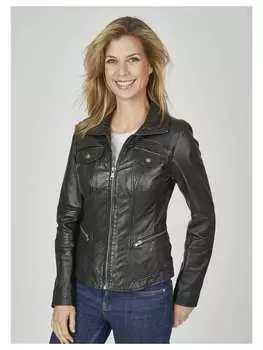 Кожаная куртка 7eleven, черный