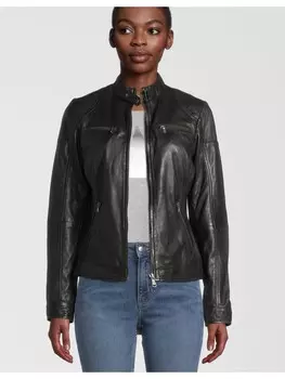 Кожаная куртка 7eleven DAGGI, черный