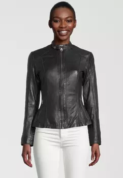 Кожаная куртка 7eleven ELIZA, черный