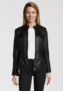 Кожаная куртка 7eleven FLAVIA, черный