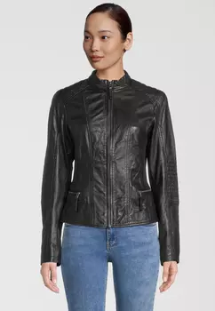 Кожаная куртка 7eleven FRASY, черный