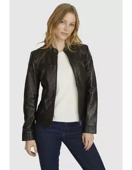 Кожаная куртка 7eleven Greta, черный