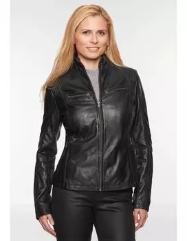 Кожаная куртка 7eleven 'Jina', черный