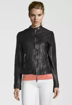 Кожаная куртка 7eleven JUNA, черный