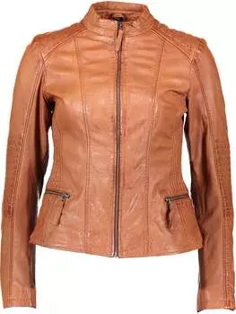 Кожаная куртка 7eleven, кэмел