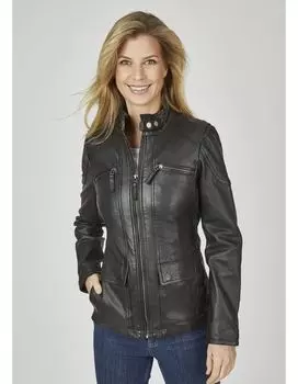 Кожаная куртка 7eleven 'Kandi', черный