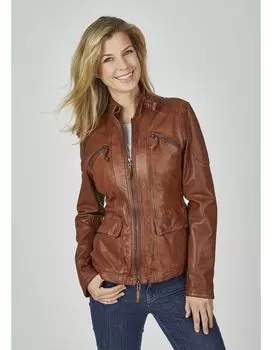 Кожаная куртка 7eleven 'Kandi', коньячный