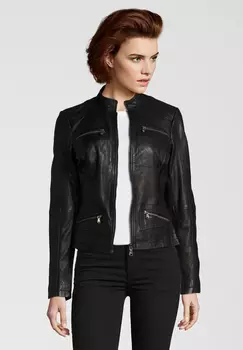 Кожаная куртка 7eleven KATRIN, черный
