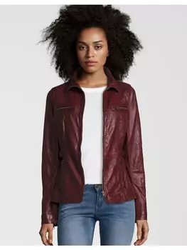 Кожаная куртка 7eleven KIMMY, цвет bordo