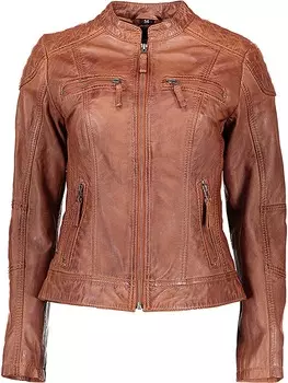 Кожаная куртка 7eleven, коричневый