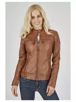 Кожаная куртка 7eleven, коричневый