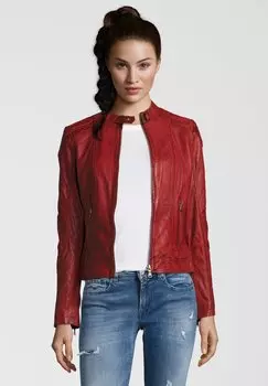 Кожаная куртка 7eleven, красный