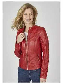 Кожаная куртка 7eleven, красный