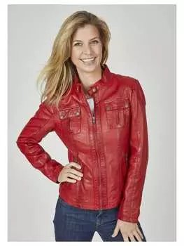 Кожаная куртка 7eleven, красный