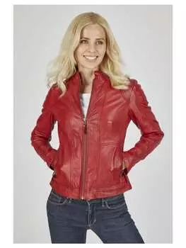 Кожаная куртка 7eleven, красный
