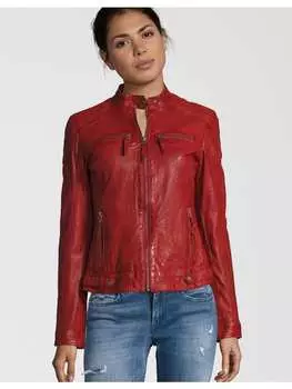 Кожаная куртка 7eleven, красный