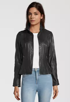 Кожаная куртка 7eleven LEA, черный