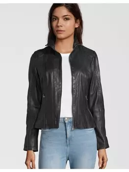 Кожаная куртка 7eleven LEA, черный