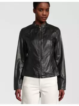 Кожаная куртка 7eleven LIONA, черный
