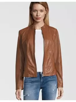 Кожаная куртка 7eleven LIONA, коричневый