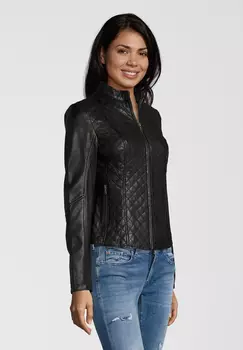 Кожаная куртка 7eleven LUISE, черный