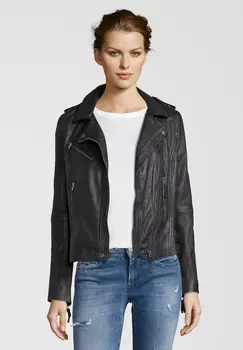 Кожаная куртка 7eleven MICHI, черный