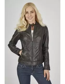 Кожаная куртка 7eleven Moni, черный