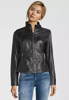 Кожаная куртка 7eleven PIA, черный