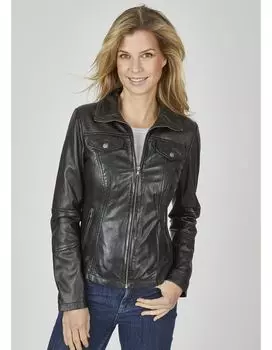 Кожаная куртка 7eleven Pria, черный