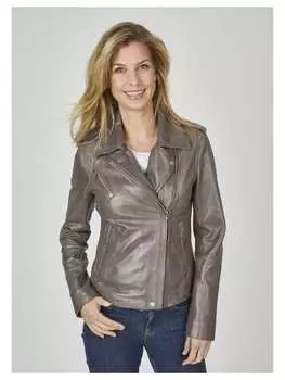 Кожаная куртка 7eleven, серый