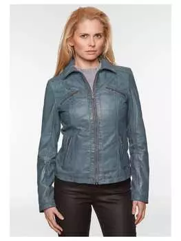 Кожаная куртка 7eleven, серый