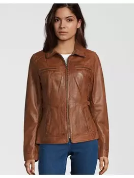 Кожаная куртка 7eleven SISSY, коричневый