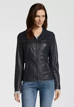 Кожаная куртка 7eleven SISSY, темно синий