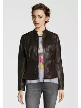 Кожаная куртка 7eleven, темно-коричневый