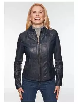 Кожаная куртка 7eleven, темно-синий