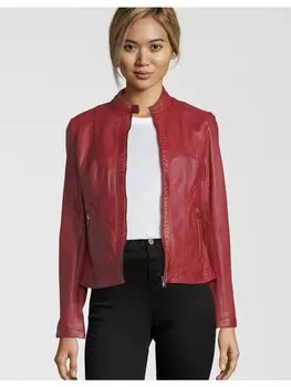 Кожаная куртка 7eleven URSULA, красный