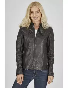Кожаная куртка 7eleven Ziza, черный