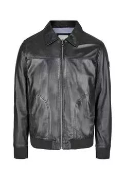 Кожаная куртка Альбано bugatti, черный