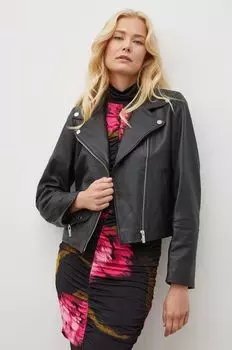 Кожаная куртка Алохас Alohas, черный