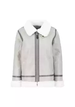 Кожаная куртка Alpha Industries " Alpha Industries Women - Bomber Jackets B3 FL Wmn", серебристый