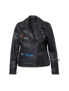 Кожаная куртка Angel of Style, черный