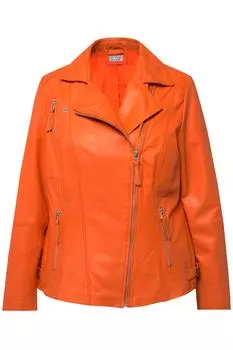 Кожаная куртка Angel of Style, цвет hellorange