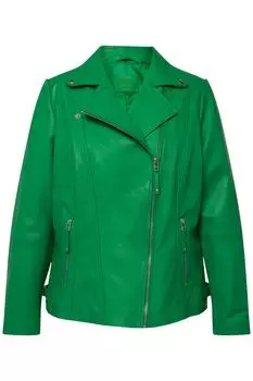 Кожаная куртка Angel of Style, зеленый