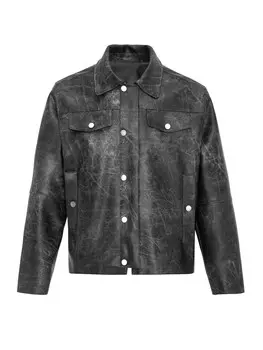 Кожаная куртка Antioch Between-Season Jacket Millicent, черный