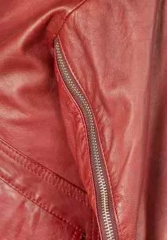 Кожаная куртка AOE-143 Apple of Eden, красный