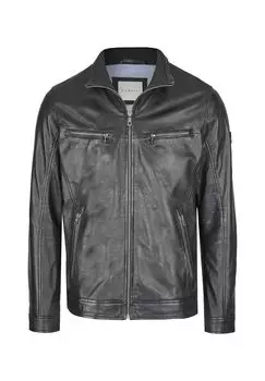 Кожаная куртка Aurelio bugatti, черный