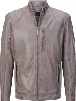 Кожаная куртка BABISTA, коричневый